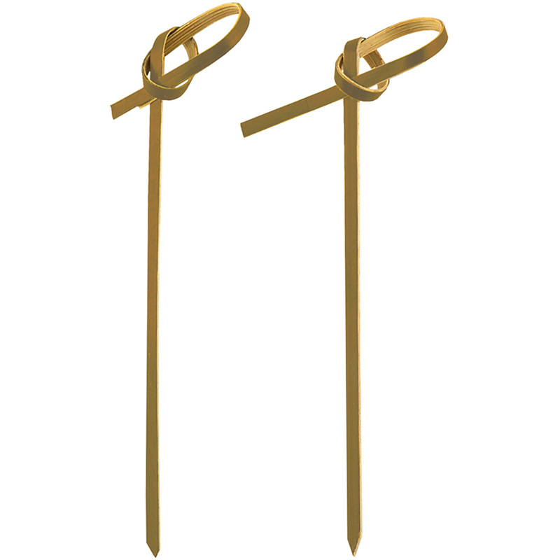 Изображение товара Aviora Узелок бамбуковые пики 90 мм 100 шт канапе