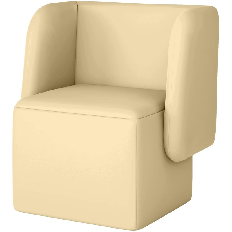 Изображение товара Кресло Стримлайн Д5-01 бежевое (искусственная кожа)