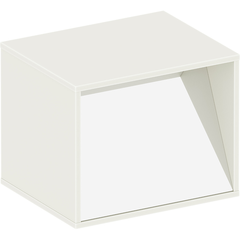 Изображение товара Табурет-пуфик ВАЙТ СТАЙЛ №2 белый 500х400х400 мм
