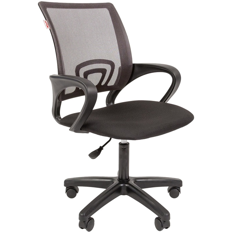 Изображение товара Уценка. Кресло офисное Комус Мебель Easy Chair 304 LT серое/чёрное (сетка/ткань, пластик). уц_меб