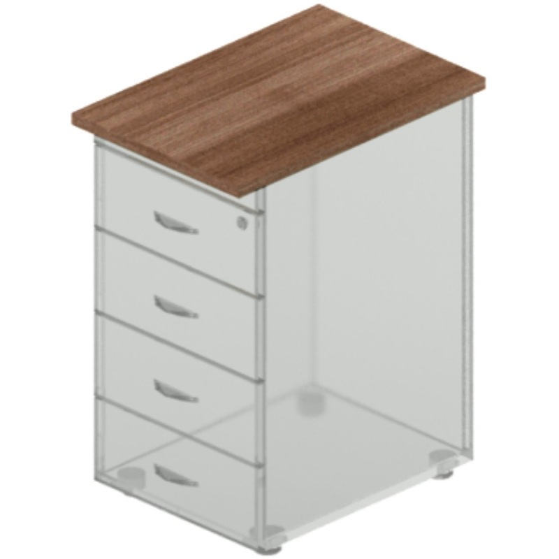 Изображение товара Топ тумбы приставной Агат АО-26Т орех палдао 400x600 мм ЛДСП ПВХ