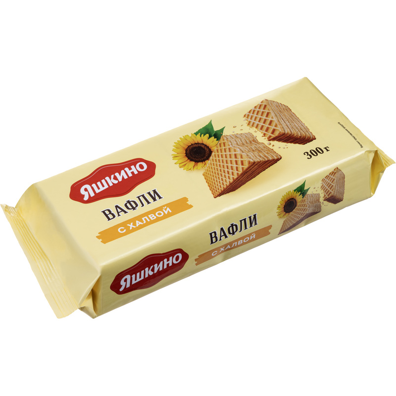 Изображение товара Вафли Яшкино с халвой 300 г