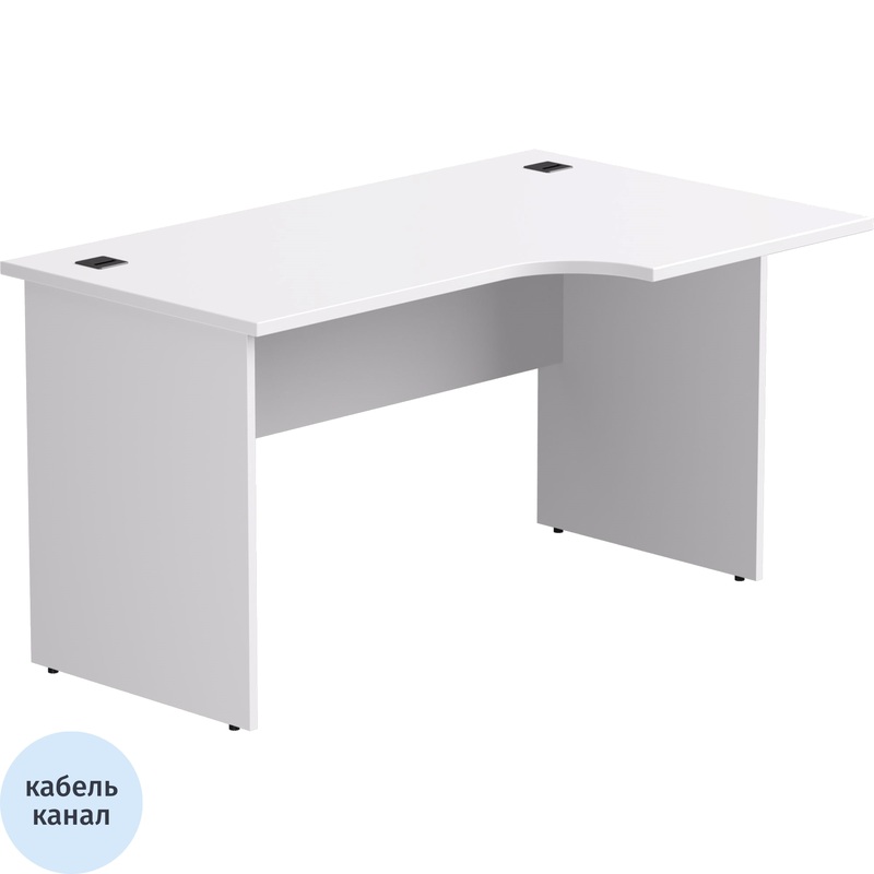 Изображение товара Стол эргономичный EVO 254S113W3 правый (белый, 1380х870х755 мм)