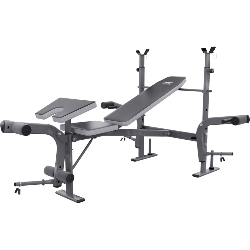 Изображение товара Скамья со стойками DFC Pro широкий хват с партой для бицепцев