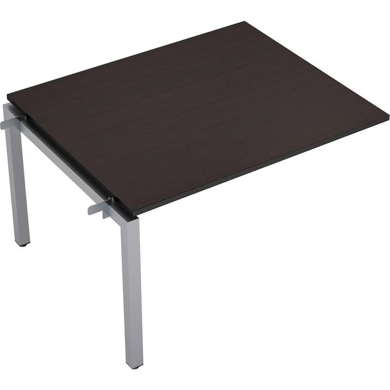 Изображение товара Элемент стола для переговоров Avance 6МПС.502 венге алюминий матовый 1200х1000х750 мм