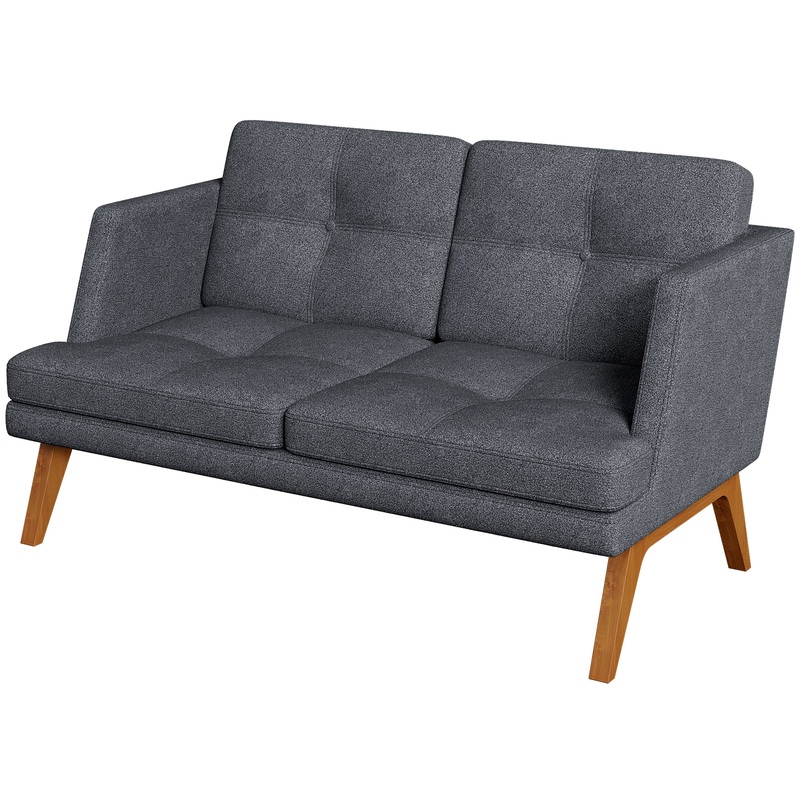 Изображение товара Двухместный диван Лаунж Bev2-2 темно-серый мебель из ткани Россия