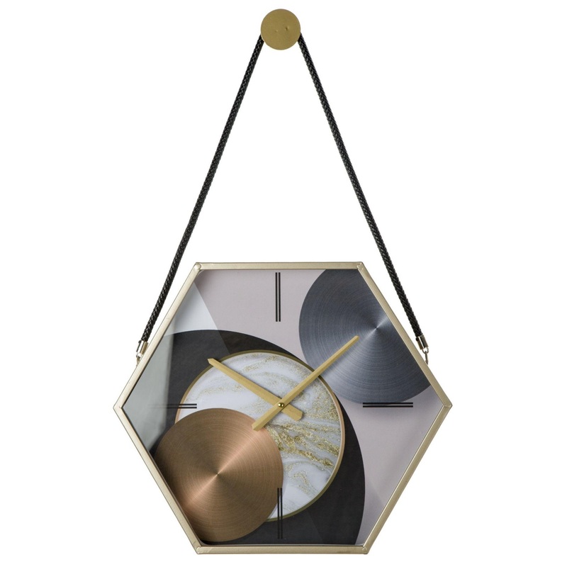 Изображение товара Настенные часы Aviere 25531 кварцевый механизм золотистый корпус минимализм