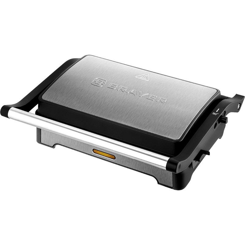 Изображение товара Электрогриль Brayer BR2011 1000 Вт антипригарное покрытие чёрный