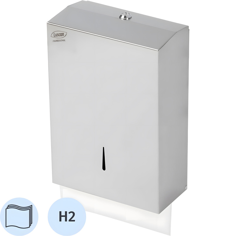 Изображение товара Диспенсер для полотенец Luscan Professional H2 серебристый