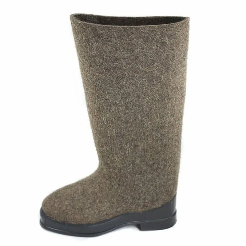 Изображение товара Валенки Вал043 на резиновой основе для мужчин и женщин 42 размер