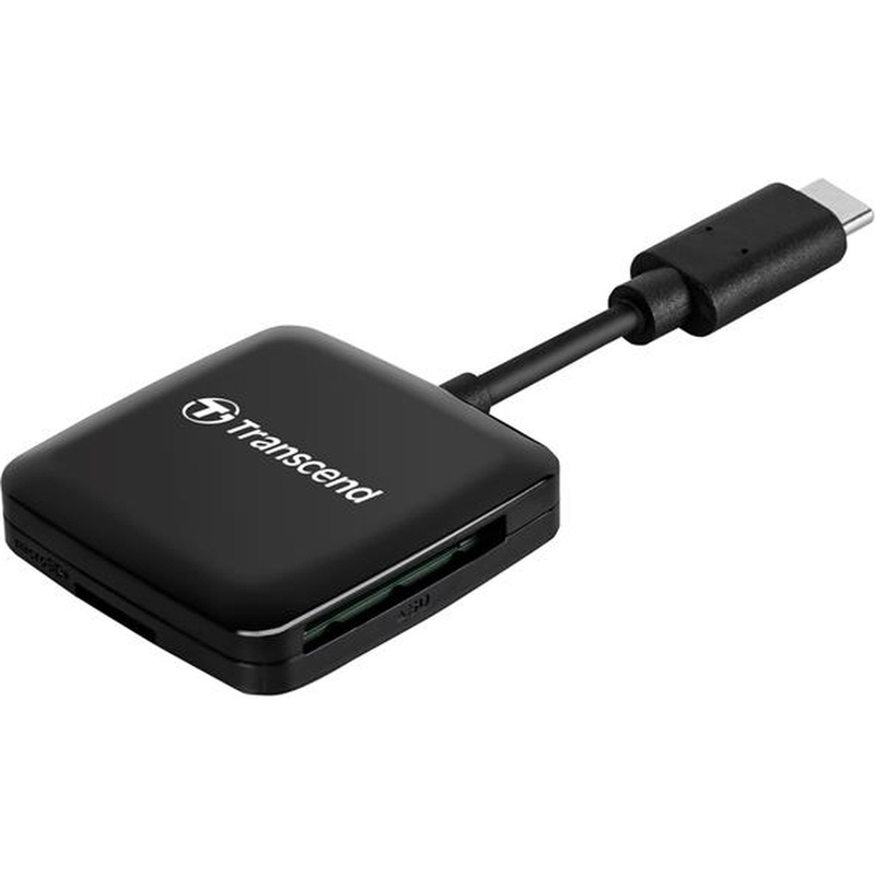 Изображение товара Картридер Transcend TS-RDC3 с поддержкой USB 3.2 и Type-C