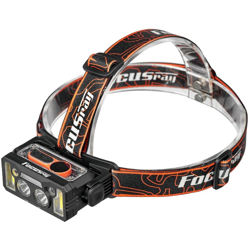 Изображение товара Налобный фонарь FOCUSray 1328 с сенсорным управлением и дальностью 200м