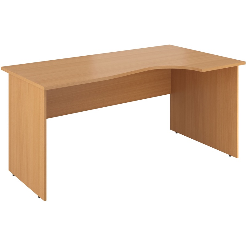 Изображение товара Эргономичный офисный стол Монолит СМ6.101 правый, бук бавария 1600х900х756 мм