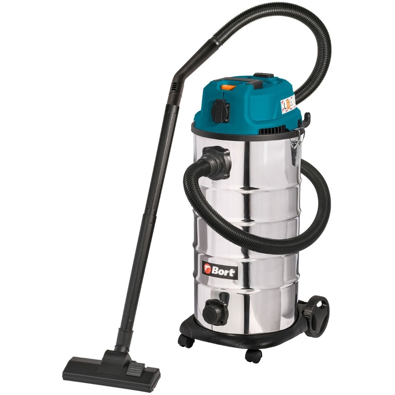 Изображение товара Строительный пылесос Bort BSS-1640-STORM мощный и универсальный с влажной и сухой уборкой