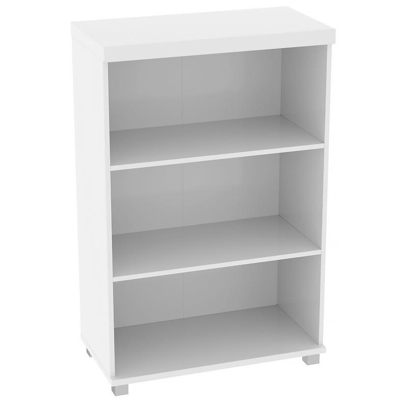 Изображение товара Стеллаж для документов Комус Мебель Easy Director (белый жемчуг, 854х445х1311 мм)