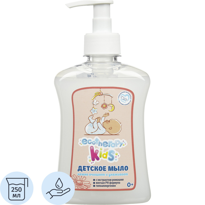Изображение товара Крем-мыло детское Ренессанс Косметик Ecotherapy Kids 250 мл