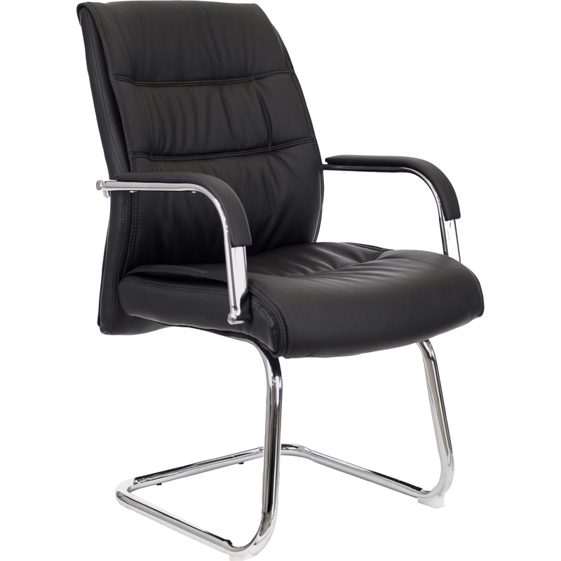 Изображение товара Конференц-кресло Everprof Bond CF черное (искусственная кожа, металл хромированный)