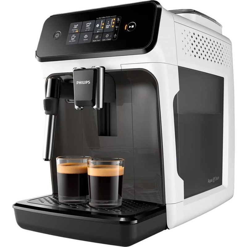 Изображение товара Кофемашина Philips EP1223/00 с капучинатором белая популярная модель