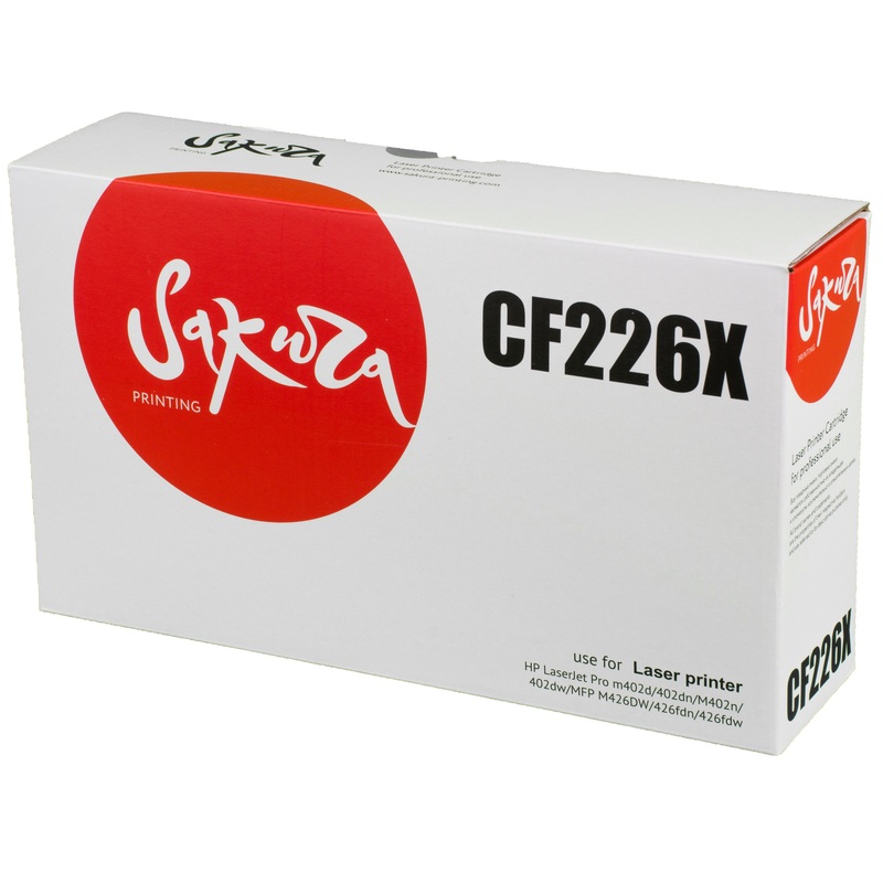 Изображение товара Картридж лазерный Sakura 26X CF226X черный для HP совместимый