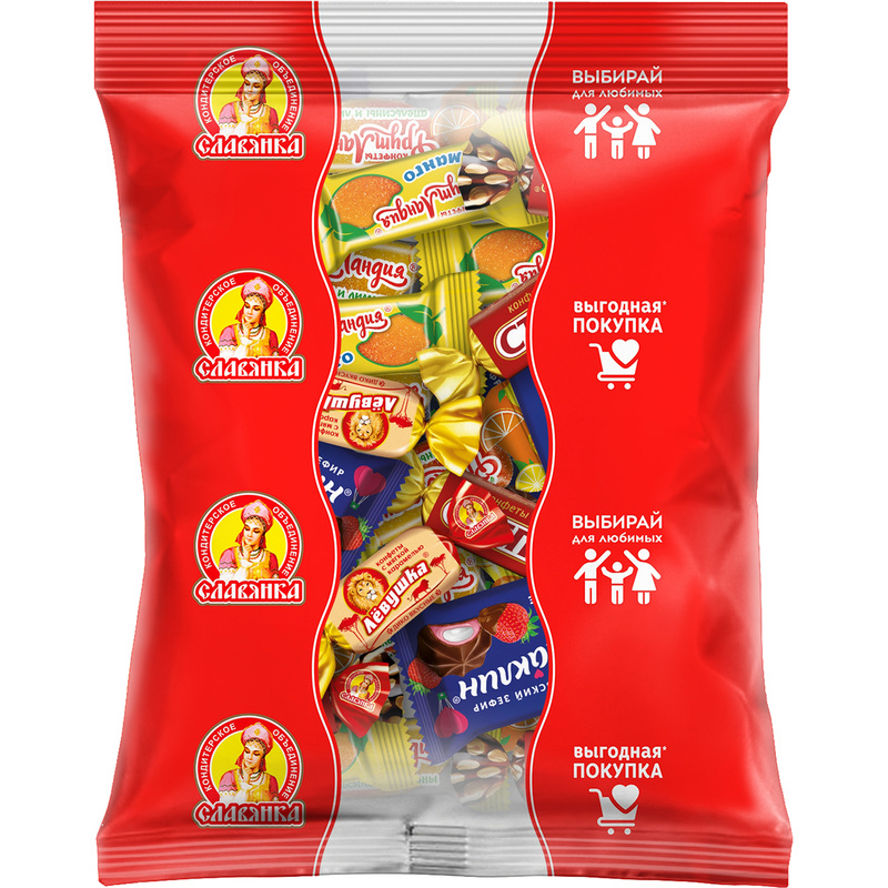 Изображение товара Набор конфет Лучшее от Славянки № 1 452 г