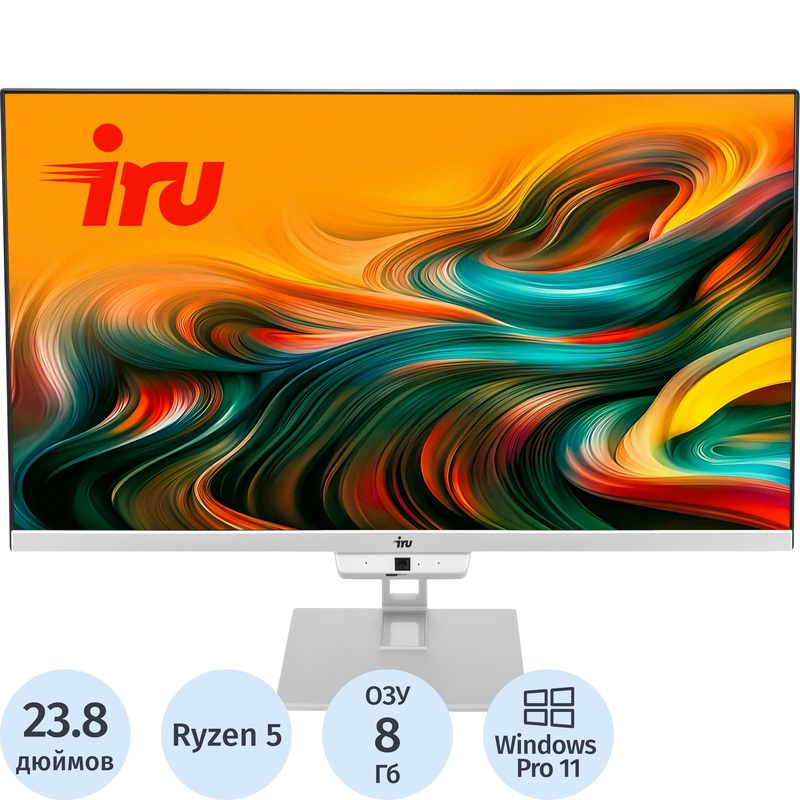 Изображение товара Моноблок iRU Planio 235 с процессором Ryzen 5 и Full HD экраном