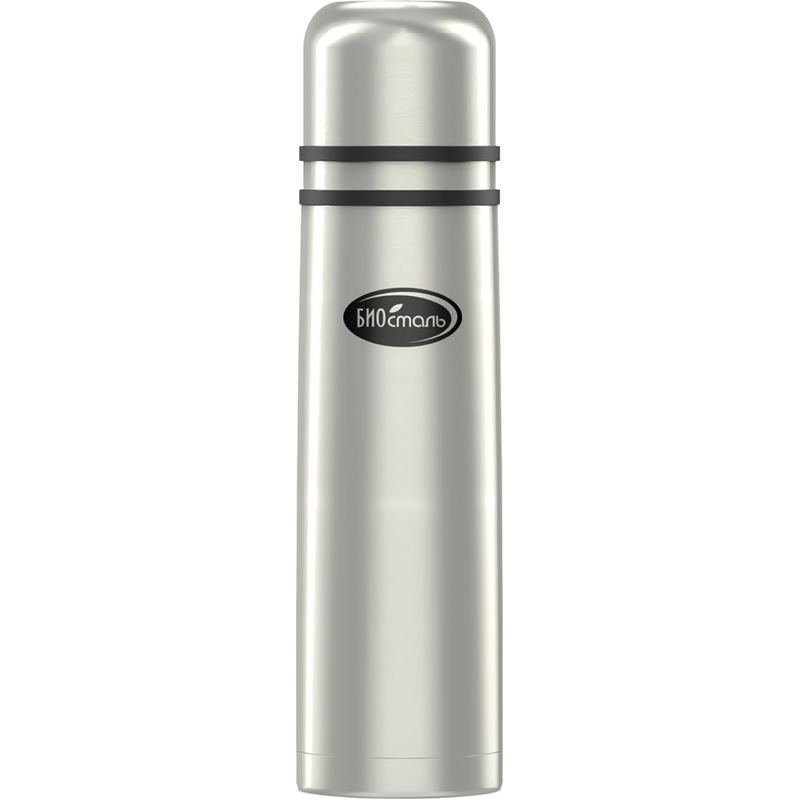 Изображение товара Термос с узким горлом (с кружкой) Biostal 1000 мл металлик (NB-1000K2)