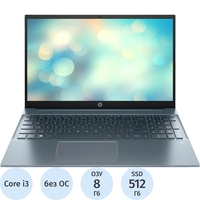 Ноутбук HP Pavilion 15-eg3031ci 15.6" Blue Intel Core i3 1315U/8 ГБ/SSD  512 ГБ/Intel UHD Graphics (84J82EA)