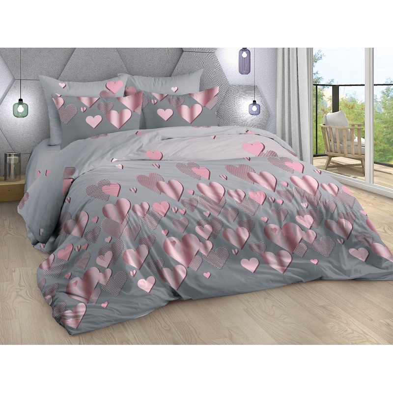 Изображение товара Постельное белье Lovely Textile Сияние 1.5-спальное из бязи высокого качества