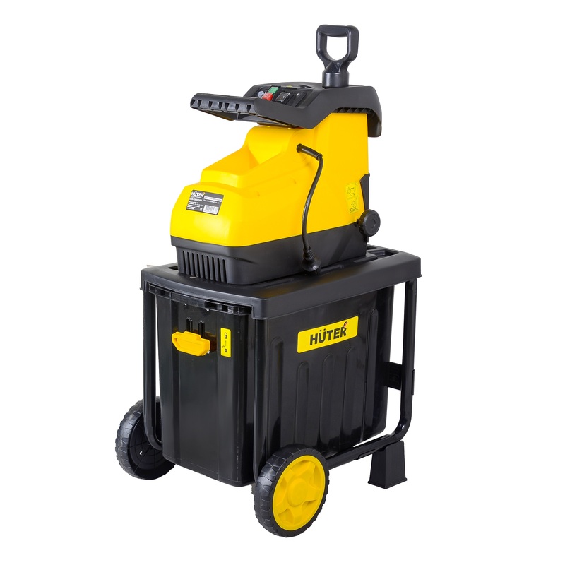 Изображение товара Электрический садовый измельчитель Huter ESH-2800PRO 2.8 кВт для веток и травы