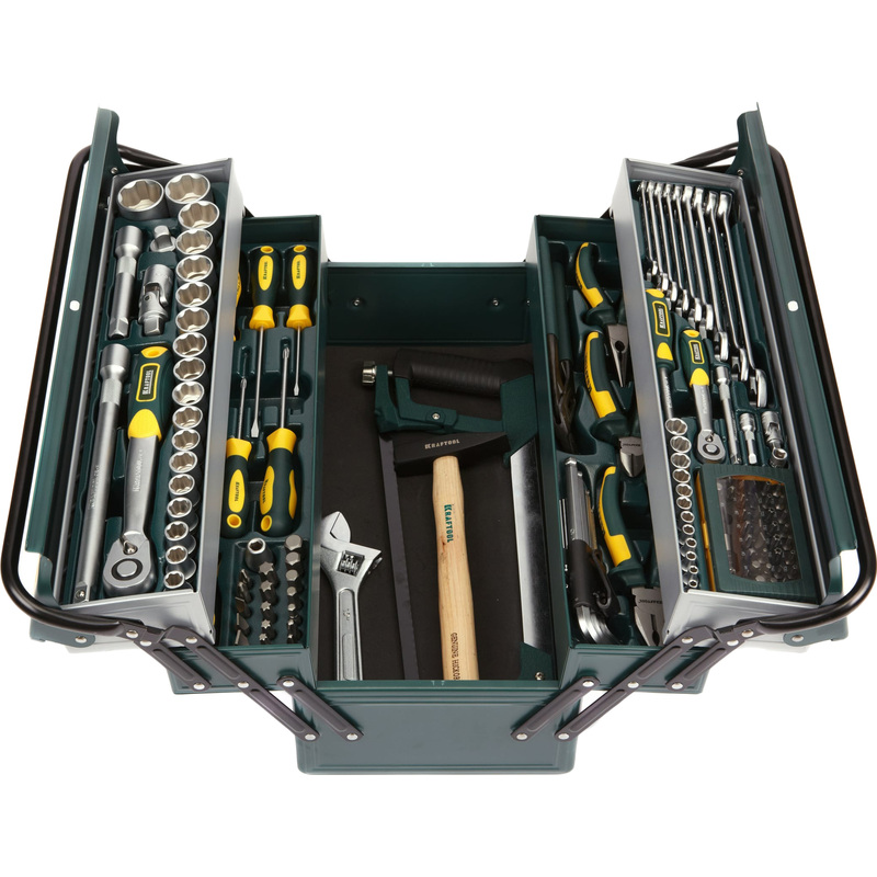 Изображение товара Набор инструмента универсальный Kraftool 131 предмет (27978-H131)