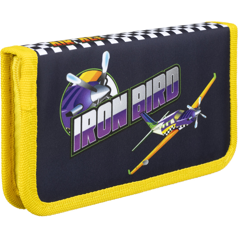 Изображение товара Пенал односекционный Комус класс Iron Bird синий