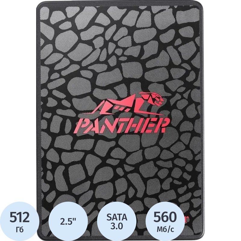 Изображение товара SSD накопитель Apacer Panther AS350 512 ГБ (AP512GAS350-1)