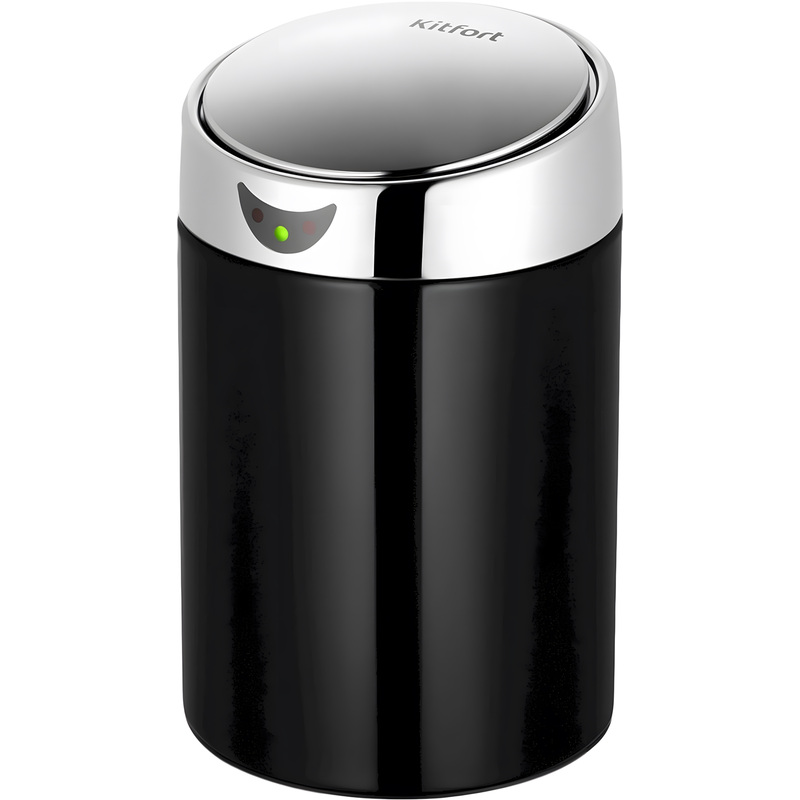 Изображение товара Сенсорное мусорное ведро Kitfort КТ-6018-1 настольное черное 2 л