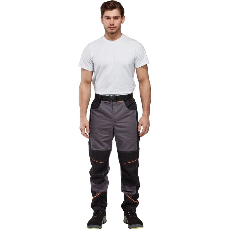 Изображение товара Брюки рабочие Nайтстар Алькор серые/черные мужские 60-62