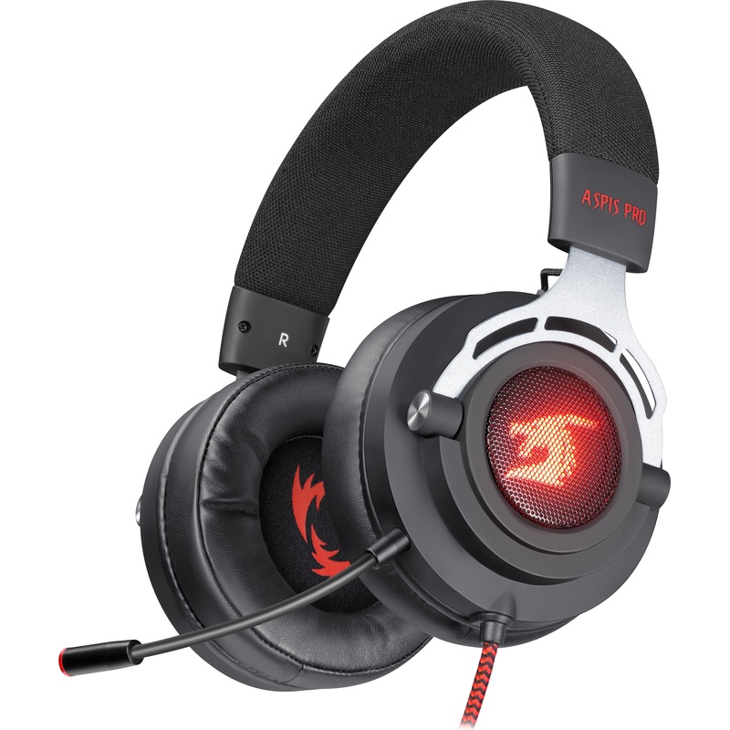 Изображение товара Гарнитура проводная Defender Aspis Pro 7.1 USB с шумоподавлением и подсветкой