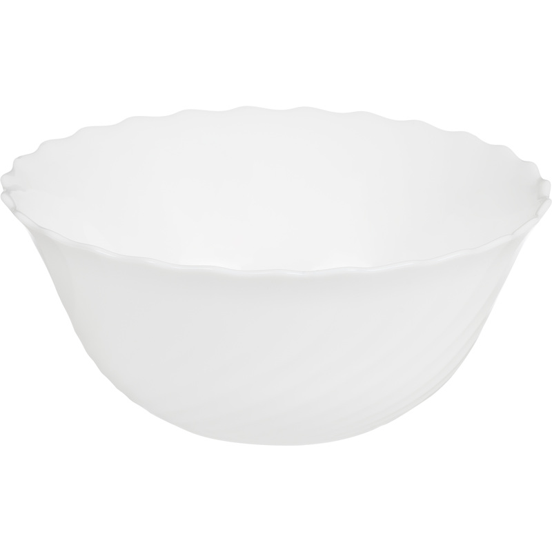 Изображение товара Салатник стеклянный Arcoroc Трианон 18 см 1000 мл белый 6 шт