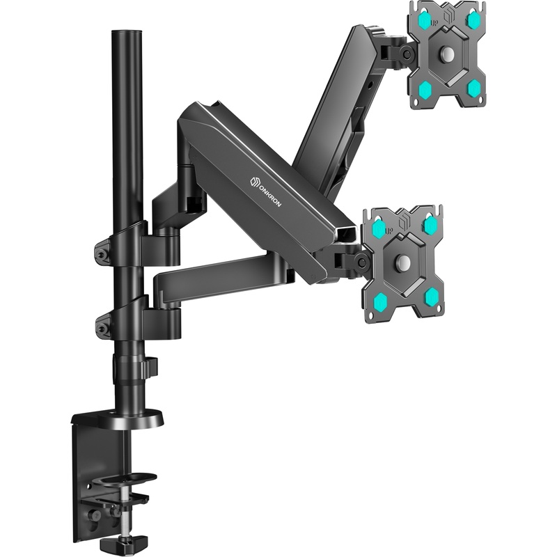 Изображение товара Кронштейн Onkron G140 для двух мониторов черный настольный регулируемый