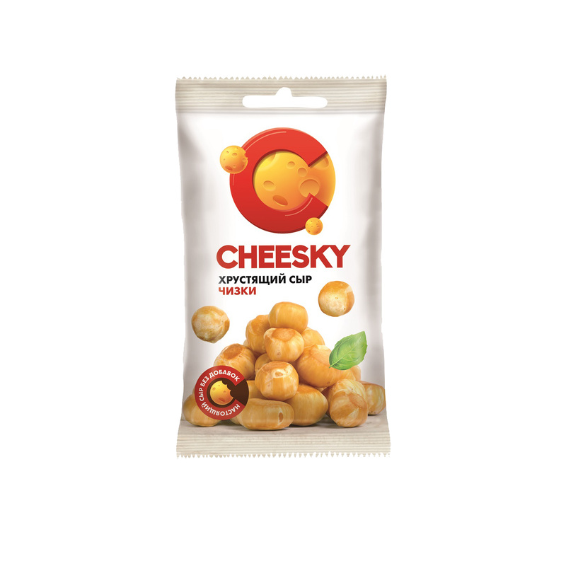 Изображение товара Снеки Cheesky Сыр хрустящий 22 г натуральный полезный перекус Россия