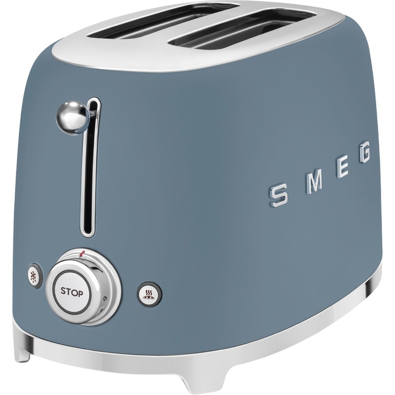 Изображение товара Тостер Smeg TSF01SBMEU с механическим управлением и двойными отделениями