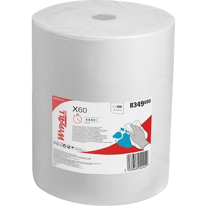 Изображение товара Уценка. Материал протирочный нетканый в рулоне Kimberly-Clark 650 листов 38.5x41.5 см белый 1-слойный 59 г/кв.м