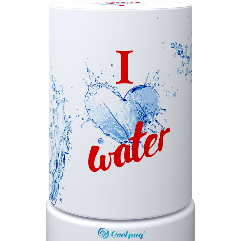 Изображение товара Чехол для бутилированной воды 19 л Я люблю воду (для кулера)