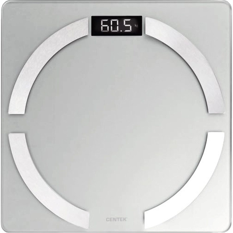 Изображение товара Напольные весы Centek CT-2425 серые с ЖК-дисплеем