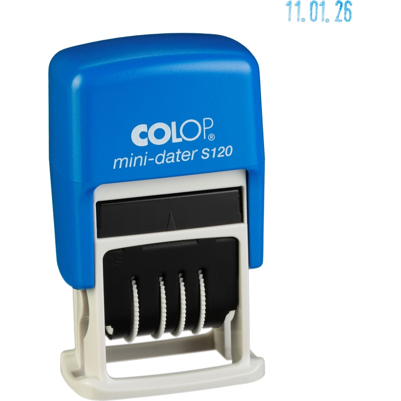 Изображение товара Датер мини автоматический цифровой Colop S120/SD 3,8 мм 19 мм дата в формате ДД.ММ.ГГ
