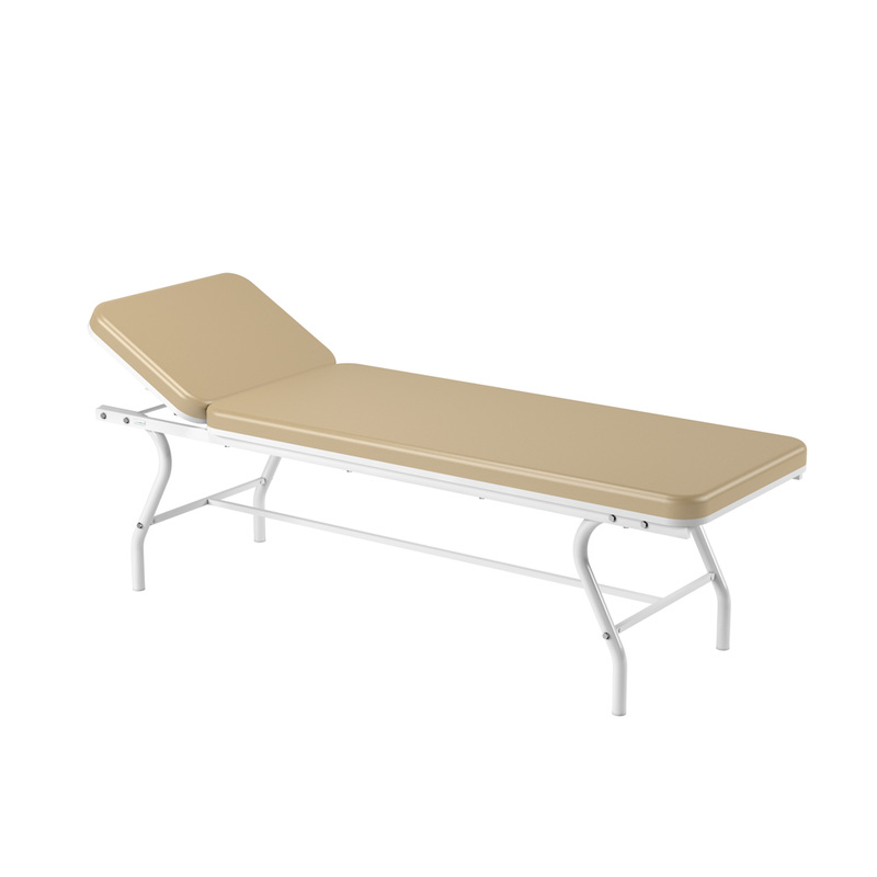 Изображение товара Медицинская кушетка стационарная КС-01 ЕЛАТ бежевого цвета 1860x600x550 мм
