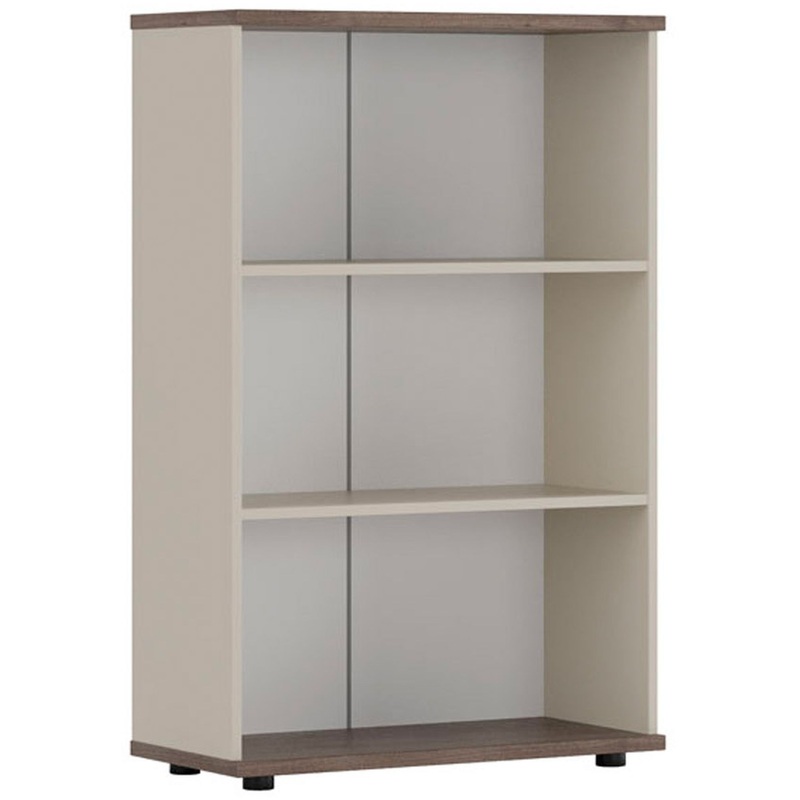 Изображение товара Стеллаж NLN36345331 средний дуб шамони тёмный/бежевый 800x370x1233 мм