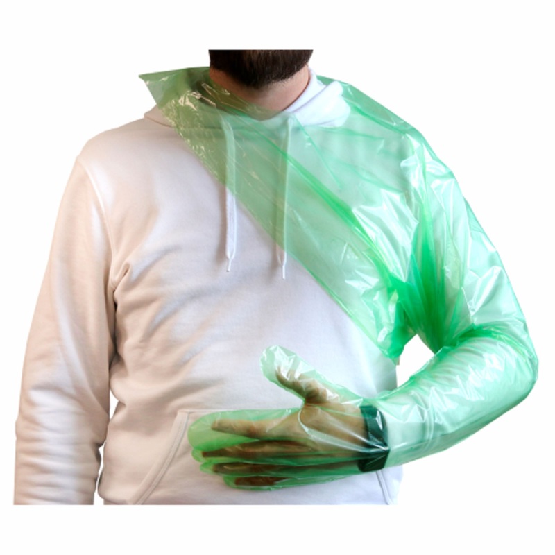 Изображение товара Перчатки с наплечником зеленые 120 см 1000 шт уцененные