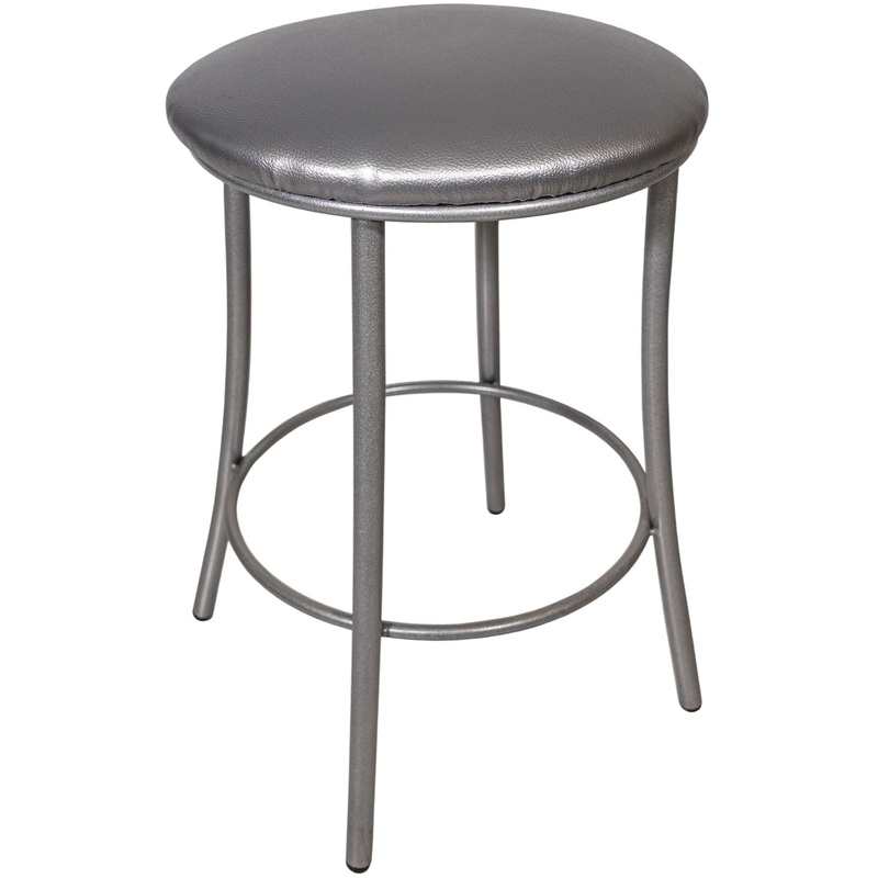 Изображение товара Табурет Экстра 18 серый из искусственной кожи металл Россия стильный