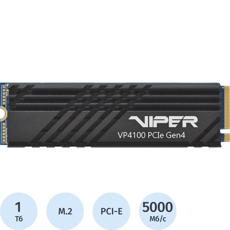 Изображение товара SSD накопитель Patriot Memory VP4100 1 ТБ NVMe PCIe Gen4 M.2 2280 TLC