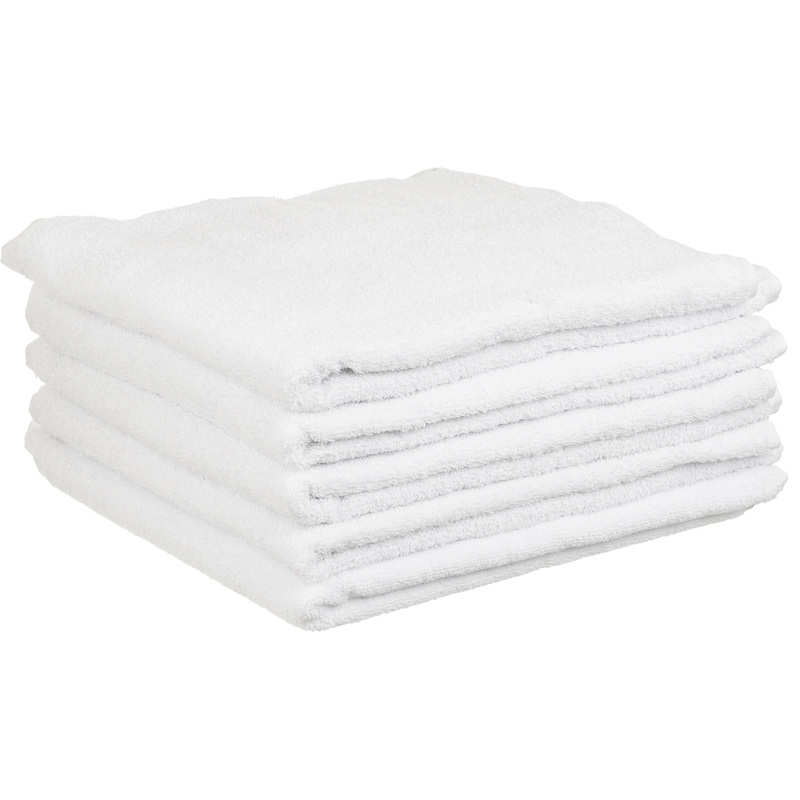 Изображение товара Набор полотенец махровых 5 штук 70х140 см 500 г/кв.м белые