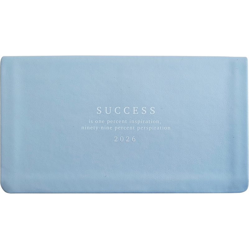 Изображение товара Еженедельник датированный 2026 год InFolio Success искусственная кожа А6 64 листа голубой, I1835emb/light-blue